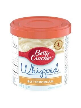 Betty Crocker - Frosting - Whipped Buttercream Flavour, 340 Grams Package Of